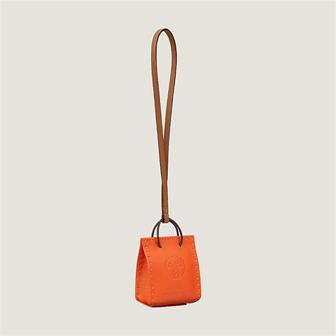 hermes orange bag charm|Hermes kelly bag charm.